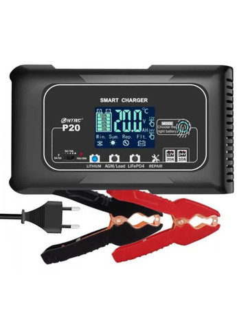 Імпульсний зарядний пристрій P20 струм 20A/10A/5A для 12 В і 24 В різних акумуляторів (2104618915) HTRC (372466653)