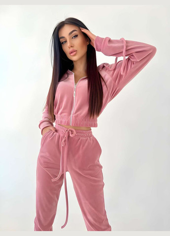 Мягкий велюровый костюм на весну с капюшоном, женский спортивный велюровый... No Brand (329890438)