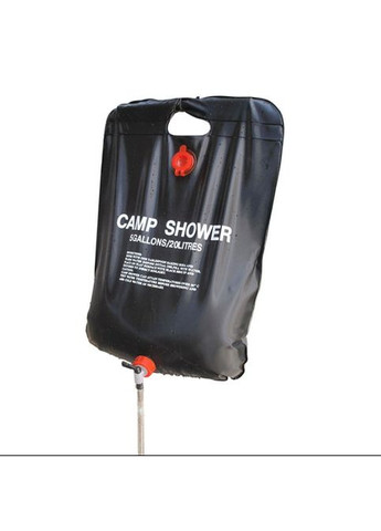 Туристичний душ для кемпінгу похідний Camp Shower Похідний переносний душ на дачу, рибалку, в подорож 20 літрів Чорний No Brand (319712664)