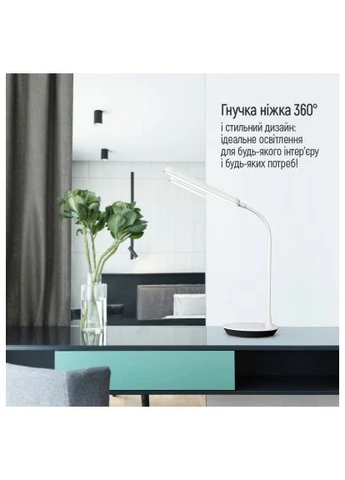 Настольная лампа Portable & Flexible 360, 4W, battery 1800 mAh (CW-DL12FB-W) Colorway Portable &amp; Flexible 360, battery 1800 mAh, 4W (389549944)