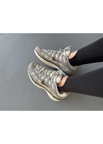 Кроссовки женские и мужские Nike P-6000 SE College Grey Light Orewood | Найк Р-6000 бежевые No Brand бежевые демисезоны (395624578)