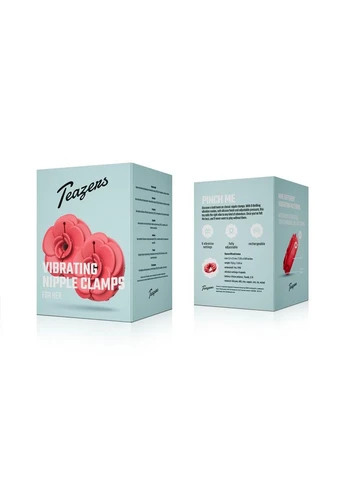 Зажимы для сосков с вибрацией Vibrating Nipple Clamps Teazers (388404980)