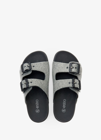 Шльопанці, колір чорний Estro (324030141)