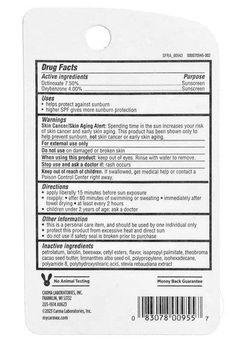 Daily Care, зволожуючий бальзам для губ, свіжа вишня SPF 15, 10 г Carmex - (335817672)