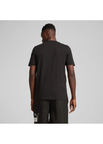 Чорна футболка чоловіча essentials tee black 684685-01 Puma