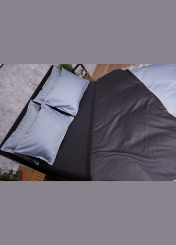 Комплект постельного белья Satin Premium евро 200х220 наволочки 2х40х60 (MS-820002868) Moon&Star skyline gray (288044343)