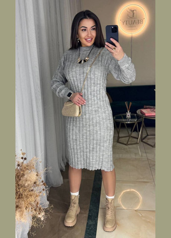 Сіра сукня в´язана No Brand