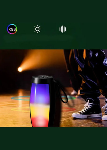 Портативная блютуз колонка с RGBподсветкой 5.0 ZQS 1202 Черный No Brand (306557421)