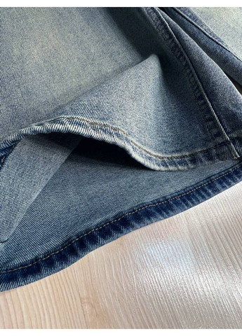 Шорты женские джинсовые 560-88 бермуды с резинкой на талии голубые Allure (336491710)