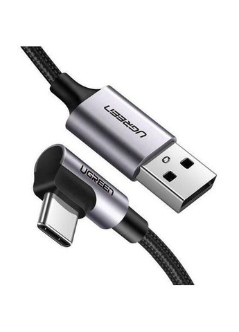 Кабель поворотный на 90 градусов UGREEN US284 Angled USB - Type-C 1 метр (50941) Mibrand (302607900)