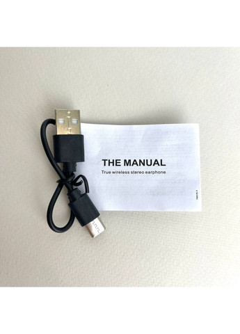 Бездротові навушники M28 Чорні Bluetooth 5.3 вакуумні гарнітура для музики та дзвінків TWS Другое (372460494)