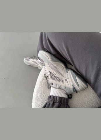 Кроссовки женские и мужские Nike M2K Tekno grey | Найк М2К Текно серые No Brand серые демисезоны (316231421)
