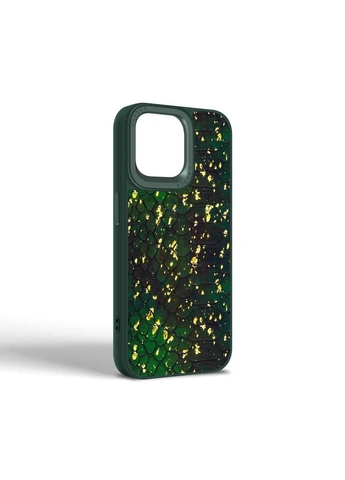 Чохол Nagas для Apple iPhone 15 Pro Max Green (ARM76743) KLB Harder (389862543)