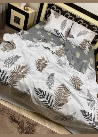 Постельное белье хлопковое Пелея Евро Простынь на резинке 180x200х20 Бязь Белое 70 х 70 No Brand (303455000)