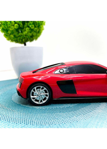 Машинка на радиоуправлении Ауди 1:24 с резиновыми колесами и подсветкой Красная (2405) No Brand (365807449)