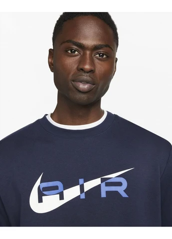 Синий свитшот air blue fn7692-451 Nike (399376090)