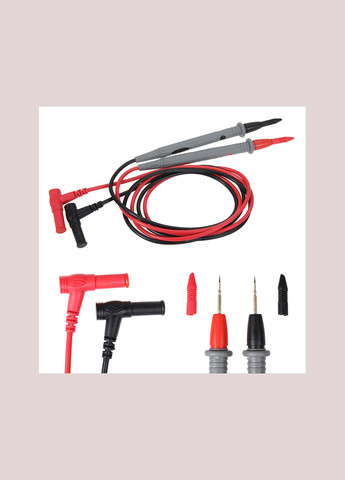 Щупи для мультиметра, тестера 1000V / 20A високоякісні, тонкі No Brand (322566647)