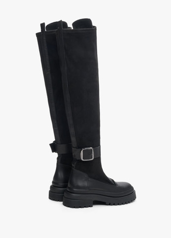 Ботфорти, колір чорний Estro (327797839)