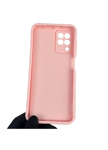 Чехол силиконовый Soft Touch с 3D принтом для Galaxy M32 4G (SM-M325F) розовый (Полная защита камеры) Samsung (370671446)