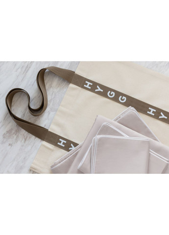 Комплект односпального постельного белья на резинке с кантом HYGG (368830561)