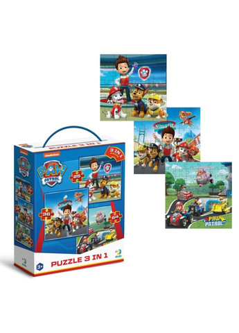 Пазл детский 3 в 1 "Готовы к работе" 200579, 25, 36, 54, 115 элементов DoDo Toys (343275478)
