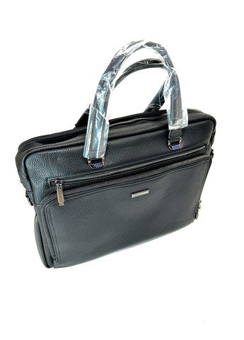 Чоловіча сумка з еко-шкіри Bradford 8922-5 чорна 27 х 38 х 7 No Brand (371681989)