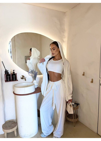 Молочный костюм 3 в 1 из турецкого велюра No Brand 1528-3 (362576869)