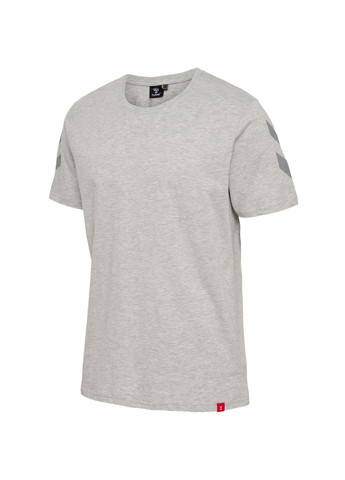 Сіра футболка з логотипом для чоловіка 212570 сірий Hummel