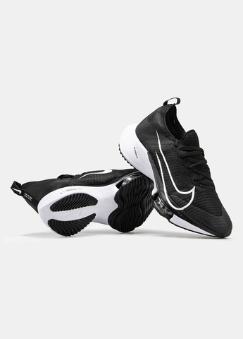 Кросівки жіночі і чоловічі Nike Zoom Tempo Black White | Найк Зум Темпо чорні білі No Brand чорні демісезони (332213968)