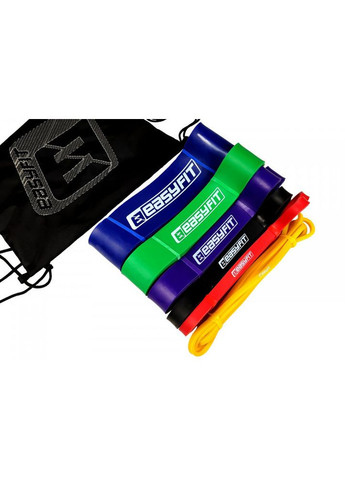 Гумові петлі: набір 1-110 кг (6 шт) EasyFit (362440656)