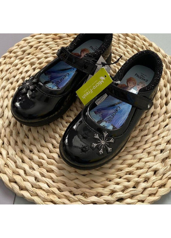 Черные туфли джордж лаковые для девочки холодное сердце frozen, черные George