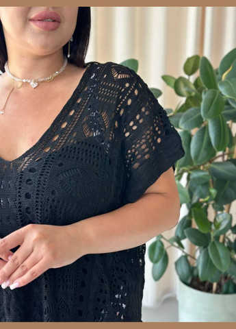 Жіноча пляжна туніка-сукня 669 No Brand oversize (298289560)