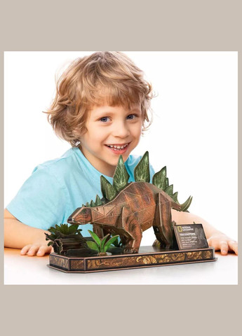 Трехмерная головоломка-конструктор National Geographic Dino Стегозавр (DS1054h) CubicFun (333252220)