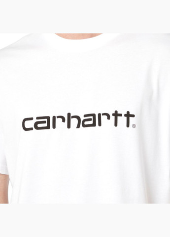 Біла футболка wip script t-shirt i031047 Carhartt