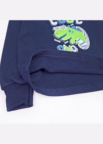 Комбинированная всесезон пижама dexter`s футер детская dino cool темно-синий;серый dexter's