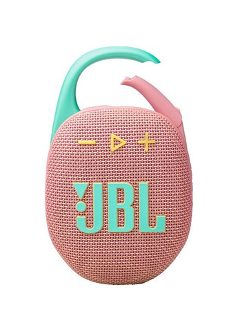Колонка портативна 1.0 Clip 5 Pink, 1.0канальний звук, 7 Вт, USB, Bluetooth JBL (315350369)