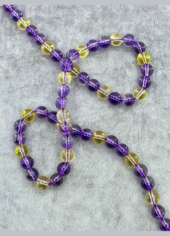 Аметрин на нитке без замка 6 мм 40 см No Brand (313088730)