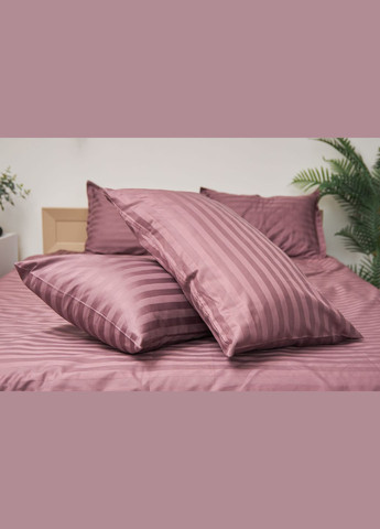 Набор наволочек Satin Stripe 50х50 2 шт (MS-840000386) Moon&Star Garnet (289715331)