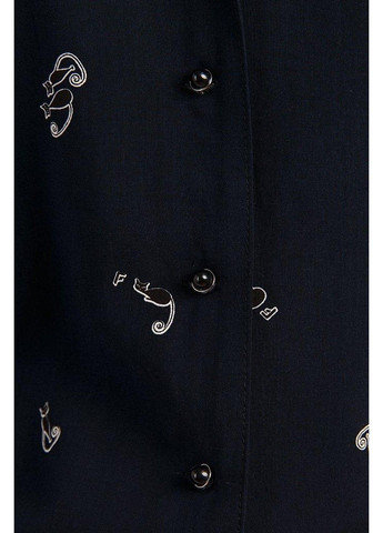 Комбінезон-шорти S19-32092-101 Finn Flare комбінезон-шорти малюнок темно-синій повсякденний
