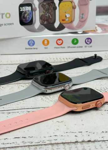 Смарт-часы 9-го поколения 45/49 мм с подсчётом калорий, пульсометром и шагомером, Black Smart Watch S9 PRO (369963549)