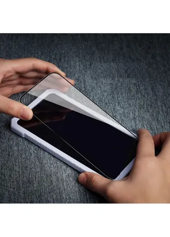 Захисне скло для iPhone 14 Pro 6.1 (2-in-1 HD Full Screen) + скло на камеру Black (0.33 мм) Nillkin (402245369)