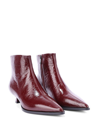 Жіночі Черевики RY971X-5Y2 Бордовий Масло шкіра MIRATON (368754045)