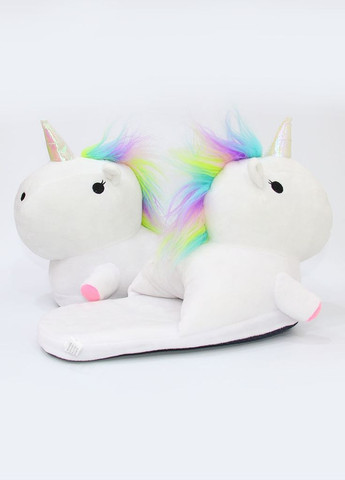 Тапки Единороги Радуга Открытые Белые BearWear (297579670)