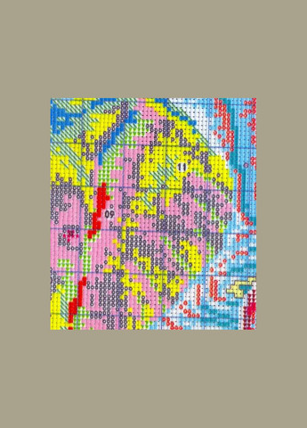 Набір для вишивання за нанесеною на канву схемою "African elephant". AIDA 14CT printed 45*44 см Joy Sunday (313613664)