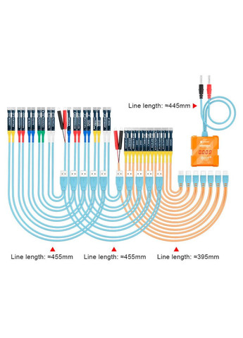 Кабели для блоков питания 2 в 1 IBOOT D с разъемами для подключения плат iPhone 6S - 15PM / Android Sunshine (322707447)