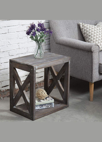 Приліжкова тумба з дерева Ламбарене моріон (ПТМ-000511) No Brand (328076628)