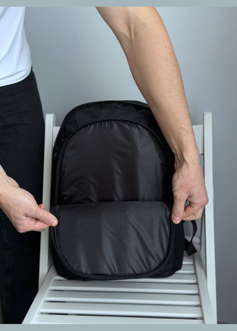 Черный рюкзак базовый для обучения спорта работы ноутбука мужской женский City YR No Brand (331020983)