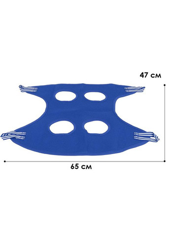Гамак DT-641 Blue M для груминга кошек и собак 6 шт. Lesko (336198082)