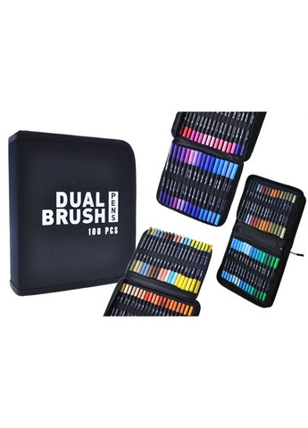 Набір акварельних маркерів з пензликом Color Pencil у асортименті DW-100 No Brand Кнц5600 (370652784)