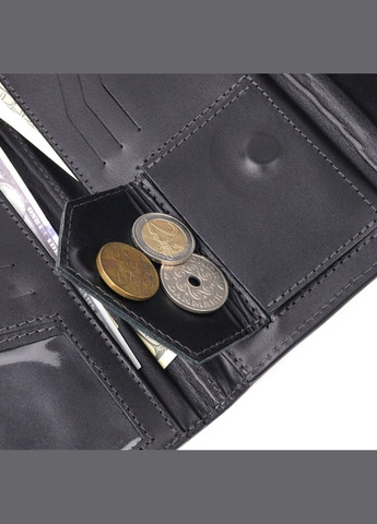 Шкіряне портмоне чоловіче 11424 Коричневий Grande Pelle (306882226)